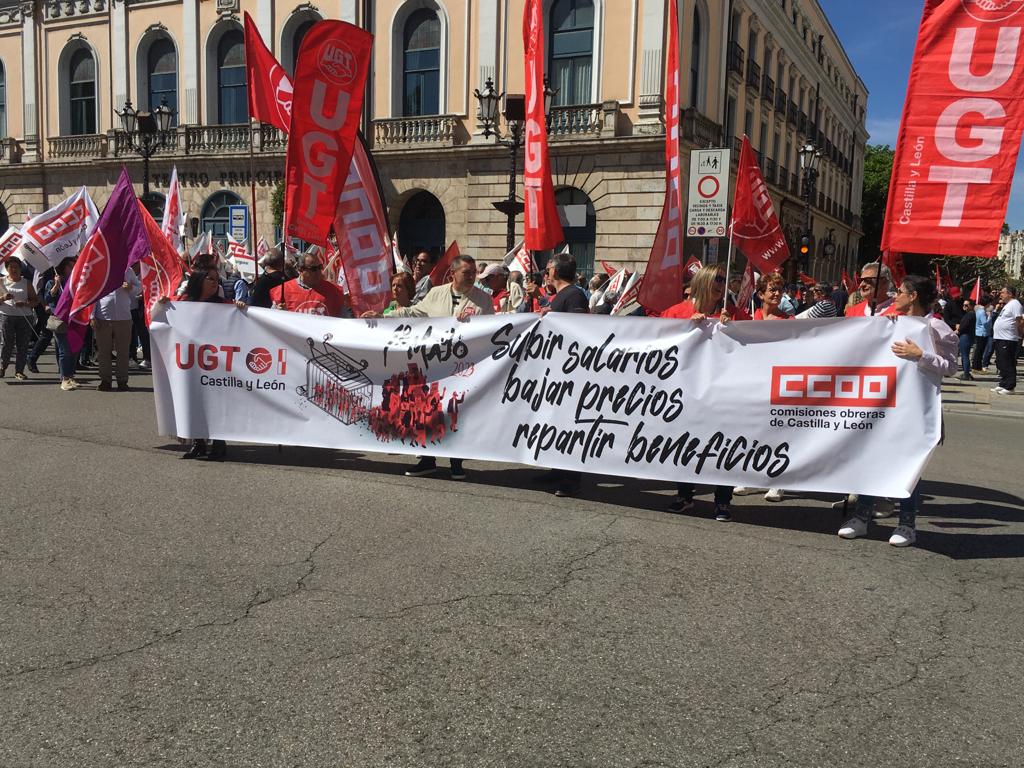 Manifestación UGT y CCOO 2